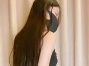 Asia Skinny Masks Gadis Dildo Masturbasi